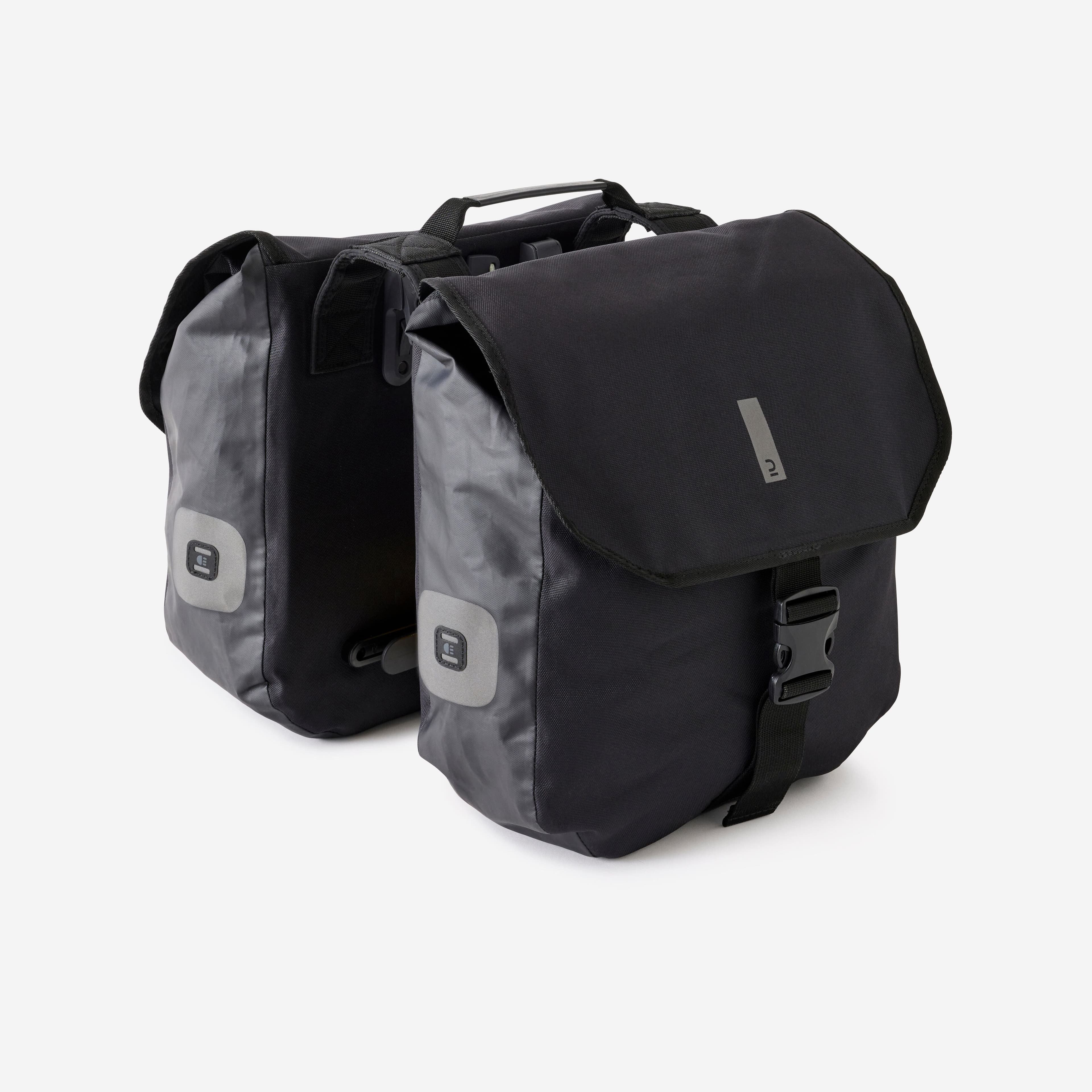Double waterproof bag for luggage rack - 2x20L