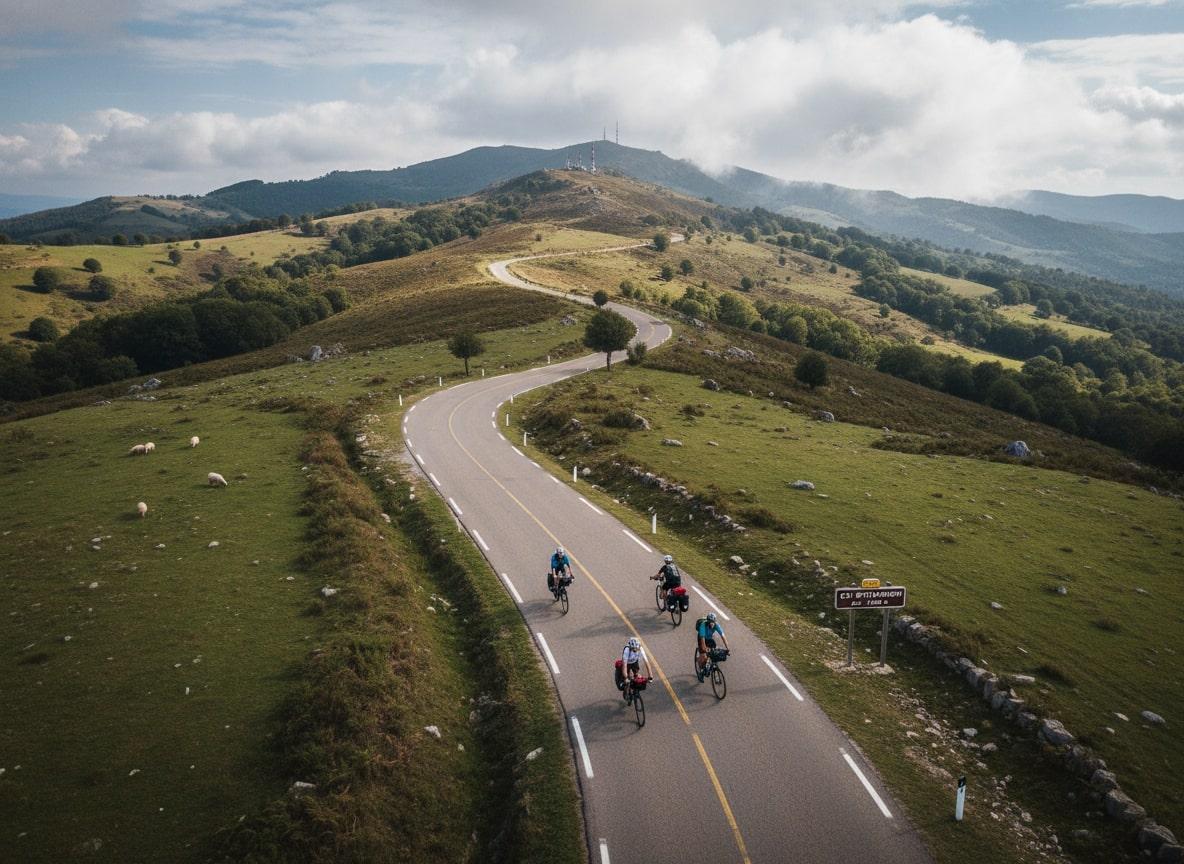 groupe devant un van