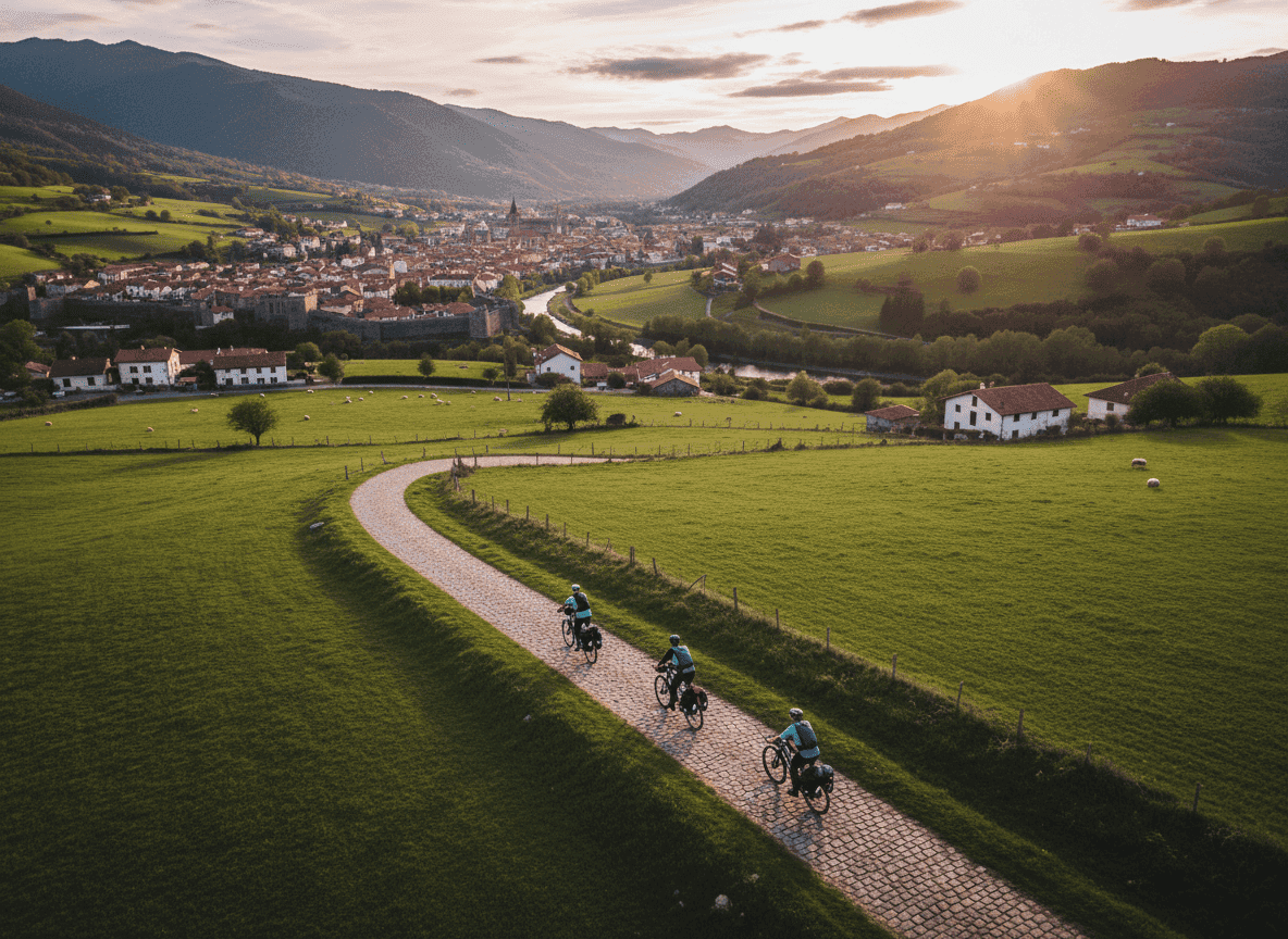 Voyage à vélo dans les Landes - Scandibérique - Urt
