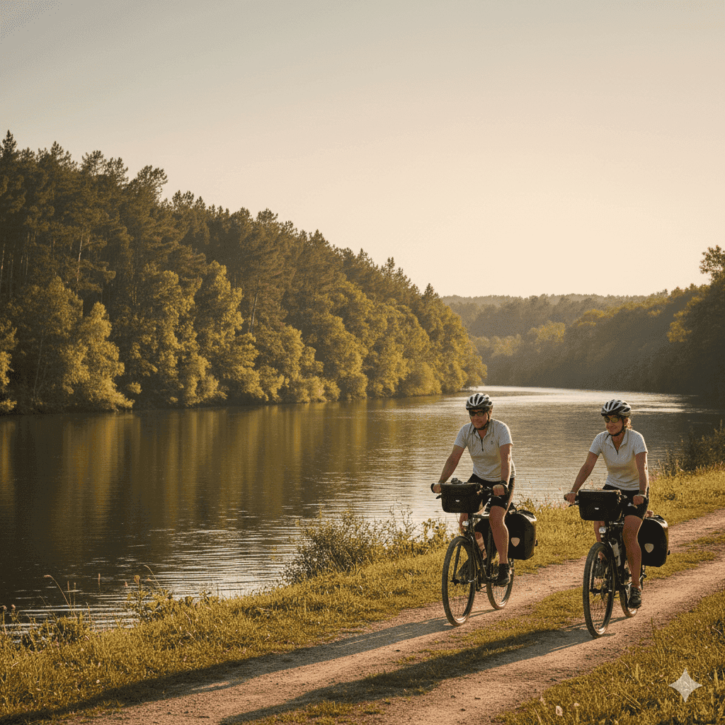 Jour 1 : de Dax à Urt (49km / 150d+)